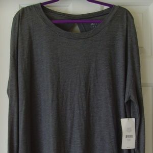 ASKYA Slate Heather Gray Pullover - NEW!
